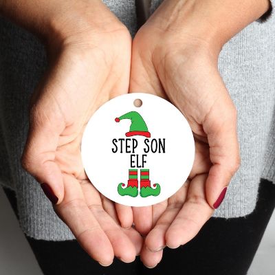 Elf Metal Ornament  Step Son Image 1