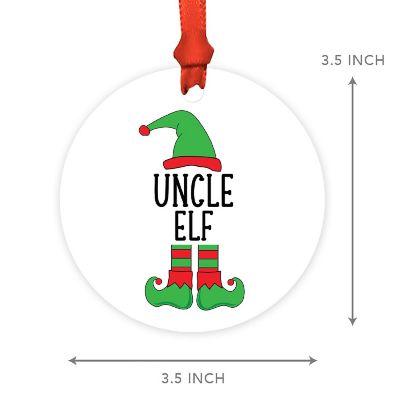 Elf Metal Ornament  Uncle Image 2