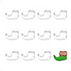 Elf Shoe 3.5" Cookie Cutters Image 1