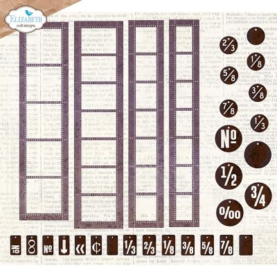 Elizabeth Craft Metal Die-Postage Strips Image 1