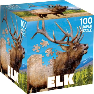 Elk 100 Piece Shaped Jigsaw Puzzle Image 1