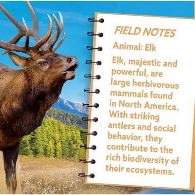 Elk 100 Piece Shaped Jigsaw Puzzle Image 3