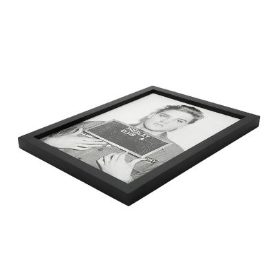 Elvis Mugshot 12" x 16" Black Wall Frame Image 1