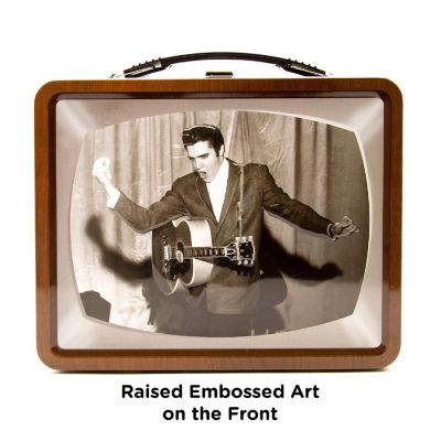 Elvis Presley TV Embossed Tin Fun Box Image 1