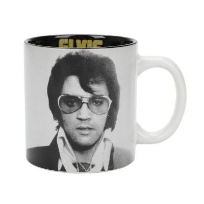 Elvis Profile Art 16 Oz. Ceramic Mug Image 1