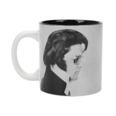 Elvis Profile Art 16 Oz. Ceramic Mug Image 1