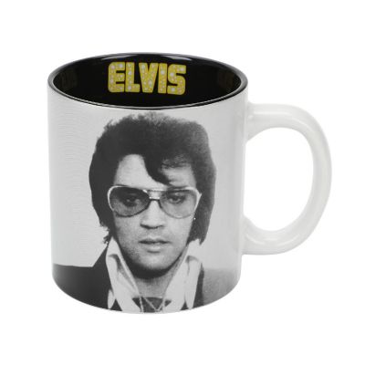 Elvis Profile Art 16 Oz. Ceramic Mug Image 2