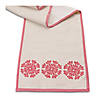 Embroidered Snowflake Table Runner 72"L X 14"W Polyester Image 1