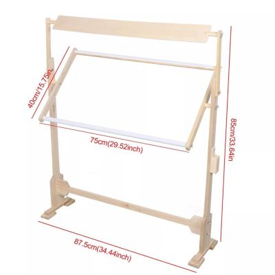 Embroidery Frame Stand Hoop Cross Stitch Sewing Needlework Rack Diy Adjustable Image 2