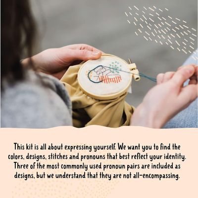 Embroidery Kit for Beginners Makes 6 Image 3