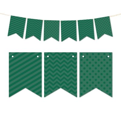 Emerald Forest Green Bunting - 4 x 5.5 Inch Image 1