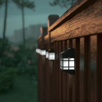 Emma + Oliver 6PK Brown Solar Deck Lights Image 1