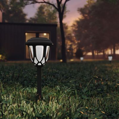 Emma + Oliver 8 Pack Black Solar Lights Image 1