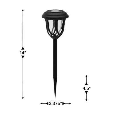 Emma + Oliver 8 Pack Black Solar Lights Image 3