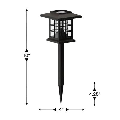 Emma + Oliver 8PK Brown LED Solar Lights Image 3