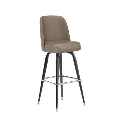 Emma + Oliver Beige Bucket Seat Stool Image 1