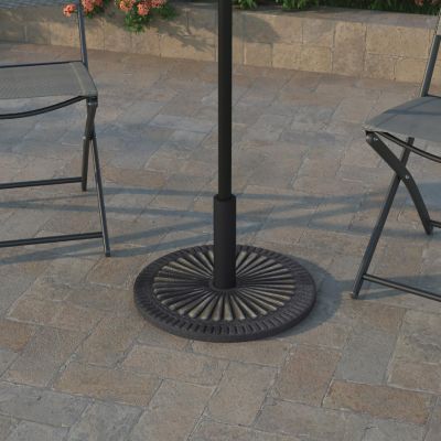 Emma + Oliver Bronze Patio Umbrella Base Image 1