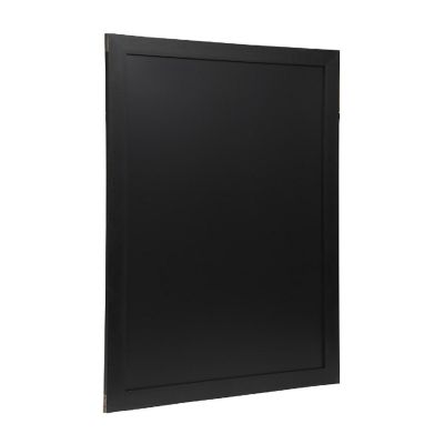 Emma + Oliver Burke Wall Hanging Chalkboard - Black Wooden Frame - Magnetic Drawing Surface - 32"x 46" - Vertical or Horizontal Hanging Image 1
