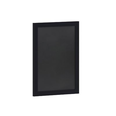 Emma + Oliver Burke Wall Hanging Chalkboard with Eraser - Black Wooden Frame - Magnetic Drawing Surface - 18"x24" - Vertical or Horizontal Hanging Image 1