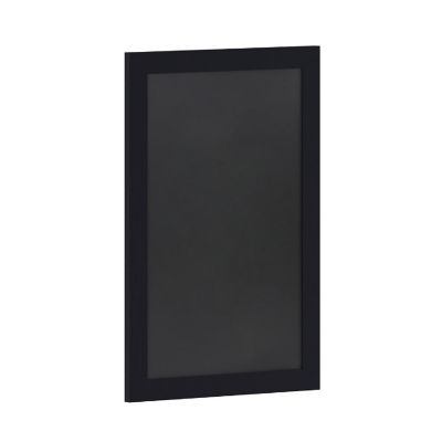 Emma + Oliver Burke Wall Hanging Chalkboard with Eraser - Black Wooden Frame - Magnetic Drawing Surface - 20"x30" - Vertical or Horizontal Hanging Image 1