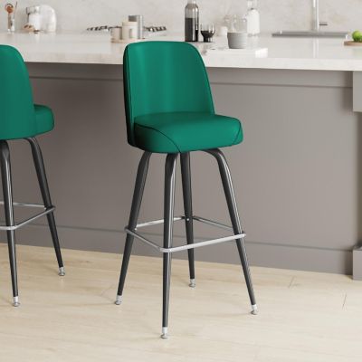 Emma + Oliver Green Bucket Seat Stool Image 1