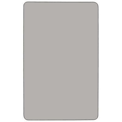 Emma + Oliver Mobile 30x60 Grey HP Laminate Adjustable Activity Table Image 2