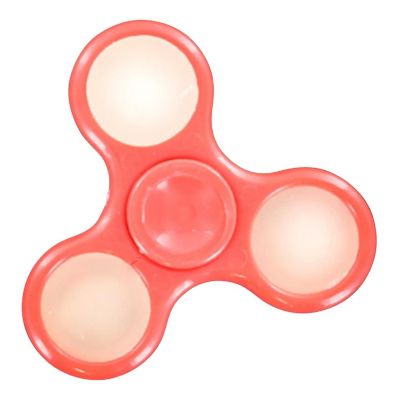 Emoji Smile Fidget Spinner  Red Image 1