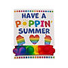 End of Year Lotsa Pops Popping Toy Rainbow Bracelets with Card for 12 Image 1
