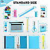 enday School Supply Kit, Blue, 71-Piece Set Image 4