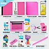 enday School Supply Kit, Pink, 71-Piece Set Image 1