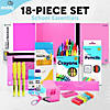 enday School Supply Kit, Pink, 71-Piece Set Image 2