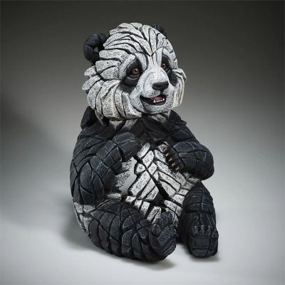 Enesco Edge Sculpture Black and White Panda Cub 6.7 x 6.7 x 9 Inch ...