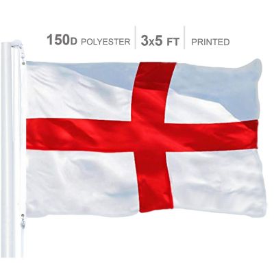 England English Flag 150D Printed Polyester 3x5 Ft Image 1