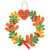 Enter with a Thankful Heart Wreath Craft Kit- Makes 12 Image 1