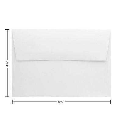 Envelope 4.25x6.25 25pc White Image 3