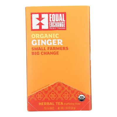 Equal Exchange - Tea Ginger - Case of 6-20 CT Image 1