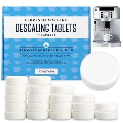Espresso Machine Descaler Tablets to Remove Mineral Build Up - 20 Pack Image 1