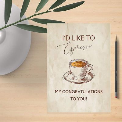 Espresso My Congratulations 8.5x11IN Image 2