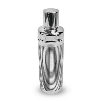 Etched Stainless Steel Cocktail Shaker Image 1