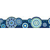 Eureka Blue Harmony Mandala Extra Wide Deco Trim, 37 Feet Per Pack, 6 Packs Image 1