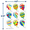 Eureka Celebration Balloons Giant Stickers, 36 Per Pack, 12 Packs Image 1