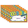 Eureka Color My World 100 Days Recognition Awards, 36 Per Pack, 6 Packs Image 1