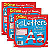 Eureka Dr. Seuss Stripes Reusable Punch Out Deco Letters, 4", 217 Pieces Per Pack, 3 Packs Image 1