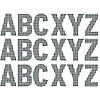 Eureka Gingham Jumbo 7" Deco Letters, 129 Per Pack, 3 Packs Image 1