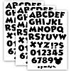 Eureka Mickey Mouse Throwback Black Deco Letters, 216 Characters Per Pack, 3 Packs Image 1