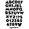 Eureka Mickey Mouse Throwback Black Deco Letters, 216 Characters Per Pack, 3 Packs Image 1