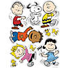 Eureka Peanuts Classic Characters Window Clings, 12 Sheets Image 1