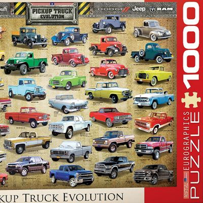 Eurographics: Pickup Truck Evolution Puzzle, 1000 Pieces Image 3