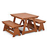 EverPlay&amp;#8482; Small Outdoor Table and Bench Set Image 1