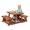 EverPlay&amp;#8482; Small Outdoor Table and Bench Set Image 1